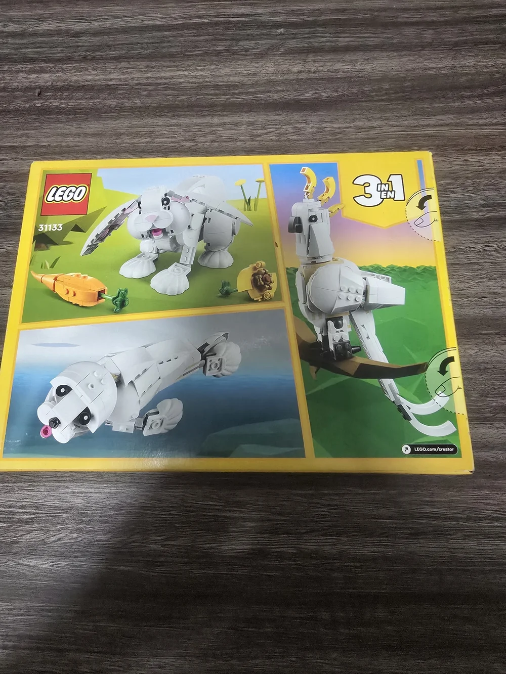 Lego White Rabbit Creator 3-in-1 Building Set 31133